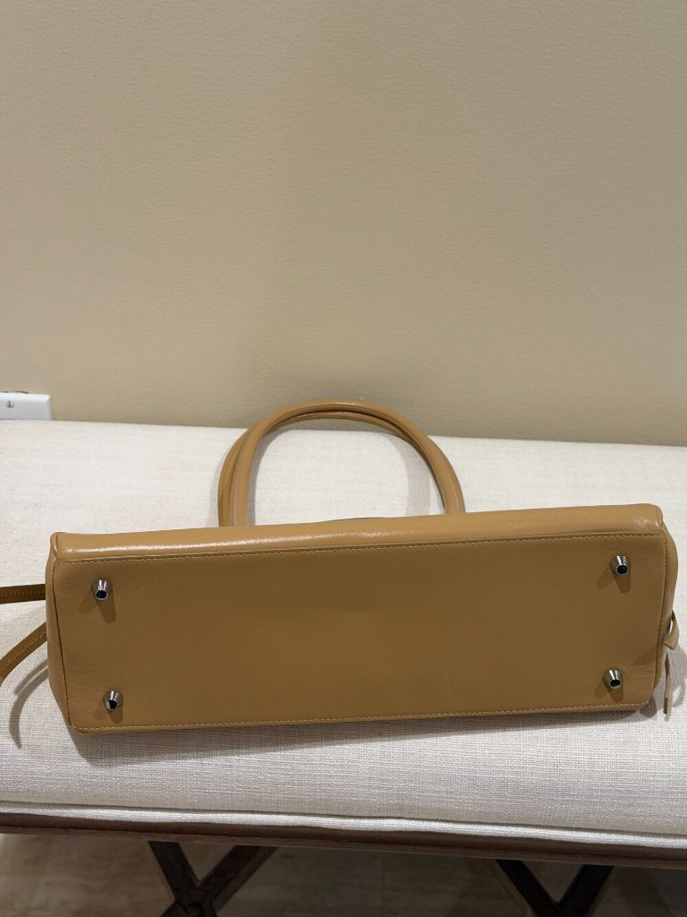 STAUD MAUDE SHOULDER BAG-CAMEL LEATHER - Picture 4 of 4